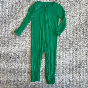 Kyte Baby Zippered bamboo Romper in Fern- 18-24 months